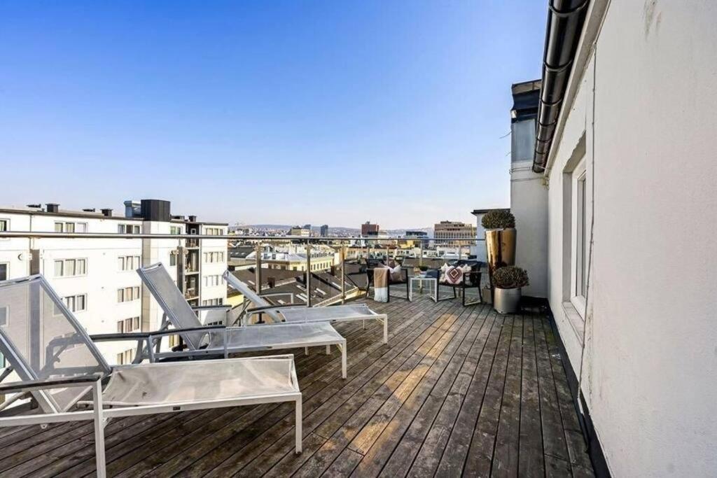 Praktisk 1-Roms Leilighet Oslo Extérieur photo
